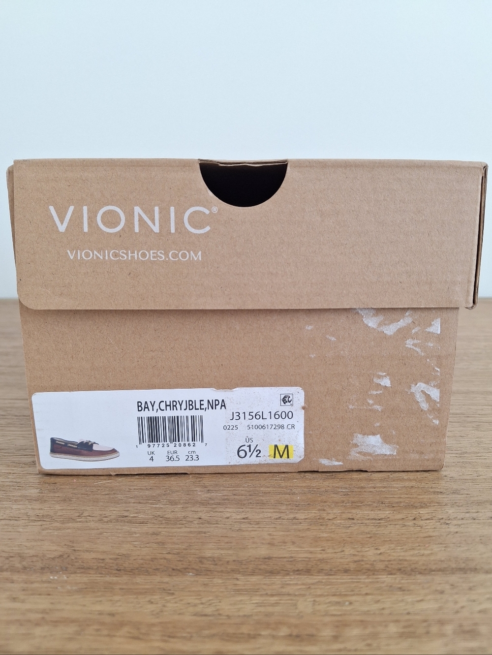 (New)‎ Vionic – Bay Comfort Leather Boat Shoes (Cherry Jubilee) – Women's 6.5 - Picture 12 of 13